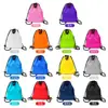 Bolsas de cordón deportivas transfronterizas europeas y americanas, bolsas de regalo de mercancía para campamento de entrenamiento de gran capacidad, mochilas con cordón al por mayor