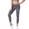 Calça Camuflada de Cintura Alta Levanta Bumbum Justa Calça Pêssego para Quadril Fitness Esportiva Transfronteiriça Europeia e Americana Calça Cropped Calça de Yoga Sem Costura