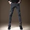 Calças Casuais de Veludo Cotelê Primavera Hong Kong para Homens 2026 Slim Fit Elásticas Calças de Veludo Cotelê de Negócios para Homens