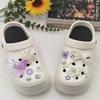 Acessórios para Crocs Sapato Borboleta Tridimensional Elegante Fivela de Strass Cabedal do Sapato Fivela de Sapato Crocs Corrente Fina de Diamante Decoração Atacado