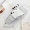 Paraguas Ultraplano con Lazo 50% de Descuento, Paraguas Parasol Compacto y Portátil, Paraguas Solar con Recubrimiento Negro Protección UV UPF50+, Alto Valor Estético