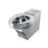 Inodoro Integrado de Acero Inoxidable 304 Estilo Americano, Inodoro Antivandálico con Lavabo para Proyectos de Exportación Penitenciaria