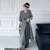 Traje de Protección Solar de Verano para Niñas 2025 Nuevo Estilo Coreano Moda Spice Girl Traje a Cuadros Conjunto Retro de Dos Piezas para Niños