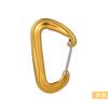 Hebilla de montañismo de aleación de aluminio para exteriores, gancho para mochila en forma de D, gancho para hamaca, hebilla de seguridad, hebilla de carga, hebilla colgante, suspensión rápida