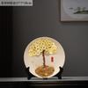 Novo Estilo Chinês Entrada de Casa Conjunto Combinado Decoração Luz Luxo Gabinete de TV Escritório Sala de Estar Decoração de Gabinete de Vinho