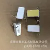 Clip de Plástico Blanco Profesional con Clip de Esponja Clip para Insignia con Pin