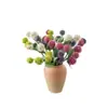 Almofada de Alfinetes Cardo Espinhoso Ningshuo Flor Simulação Decoração de Casa Buquê de Mão para Casamento Flor Rosa Parede Flor Artificial Transfronteiriça PJ1143