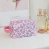 Bolsa de Almacenamiento de Papelería Portátil Estilo Japonés Dibujos Animados Bolso de Mano Viaje Multifuncional Neceser Bolso de Tocador
