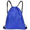 Mochila impermeável com cordão esportiva feita sob medida para homens e mulheres, mochila estudantil, bolsa para aula de treinamento de basquete com logotipo impresso
