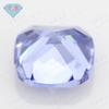 Huagang Gem Fertilizante Cuadrado Azul Tanzanita Zircón Piedra Desnuda Almohada Azul Tanzanita Zircón Piedra Principal de Anillo
