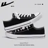 Sapatos de puxar, tênis de lona masculinos e femininos, novos tênis brancos para homens e mulheres, tênis casuais versáteis para casais