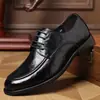 Sapatos Masculinos de Couro, Novo Estilo, Couro Bovino de Primeira Camada, Traje Formal de Negócios, Sapatos de Trabalho Masculinos Estilo Britânico e Coreano, Sapatos de Casamento para Noivo, Sapatos de Cavalheiro