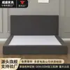 Marco de cama de fábrica oscura, tela gris oscuro, desmontable y lavable, diseño simple, suministro a granel para comercio exterior, admite personalización, OEM