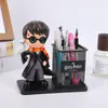 Portalápices Harry Potter gran capacidad multifuncional estilo ins simple artefacto de almacenamiento de escritorio papelería para estudiantes oficina