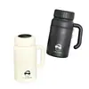 Taza Fría Simple y Elegante, Taza Térmica, Vaso de Agua de Gran Capacidad de Acero Inoxidable 316, Taza Portátil para Coche con Asa