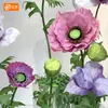 Flores artificiales de amapola de gran tamaño, combinación de flores de papel hechas a mano, flor de moda para redes sociales, centro comercial meichen, escena de boda, decoración de flores de papel