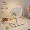Espejo de Maquillaje Nuevo 2024 Dormitorio de Estudiante Hogar con Luz Estilo Ins Princesa Bonito Plegable con Espejo Pequeño