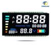 LCD quebrado código tela LCD aquecedor de leite alarme display TN HTN STN VA preto e branco tela de código de segmento digital