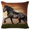 Cavalo fronha Amazon novo sofá tecido linho almofada almofada cintura travesseiro estilo europeu almofada de cabeceira