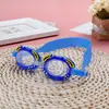 Gafas de natación de dibujos animados gafas de natación para niños equipo HD impermeables antivaho silicona protección ocular espejo de competición transparente venta al por mayor