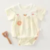 Body de Verano Fino para Recién Nacidos Mameluco con Broches en la Entrepierna Ropa Infantil Clase A de Anyang Mameluco Triangular para Niños y Niñas