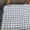 Cojín de Hilo de Bola Grande Manta Tejida a Mano Material para Colcha DIY Cubierta de Manta Hilo con Pompón Cojín Tipo Saco de Frijoles