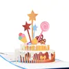 Cartão de Cumprimentos de Bolo de Aniversário Estéreo 3D Cartão Escultura em Papel Cartão de Mensagem de Bênção Fabricante Pode Personalizar de Acordo com a Imagem Fornecida para o Natal