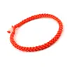3808 Pulseira de corda vermelha tecida à mão com ano de nascimento para casal amantes pulseira com contas de jade pulseira de Nó de Diamante