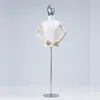 Maniquí de Cabeza Electrochapada de Medio Cuerpo para Tienda de Ropa Soporte de Exhibición Estilo Coreano Maniquí para Escaparate Maniquí de Tienda de Ropa para Hombre