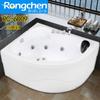 Bañera Clásica Rongchen Baño Surf Masaje Falda Triangular en Forma de Abanico Adulto Hogar Hotel Bañera Acrílica