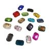 Venta caliente taladro cuadrado largo octogonal de vidrio de cristal taladro de fondo puntiagudo taladro con forma de cristal accesorios para funda de teléfono marco de fotos diy