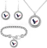 Conjunto Mais Quente da Amazon de Pulseira, Colar e Brincos de Futebol NFL