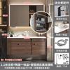 Fábrica directa de gabinetes de baño Yida Zhejiang color nogal oscuro gabinete para lavabo de baño al por mayor