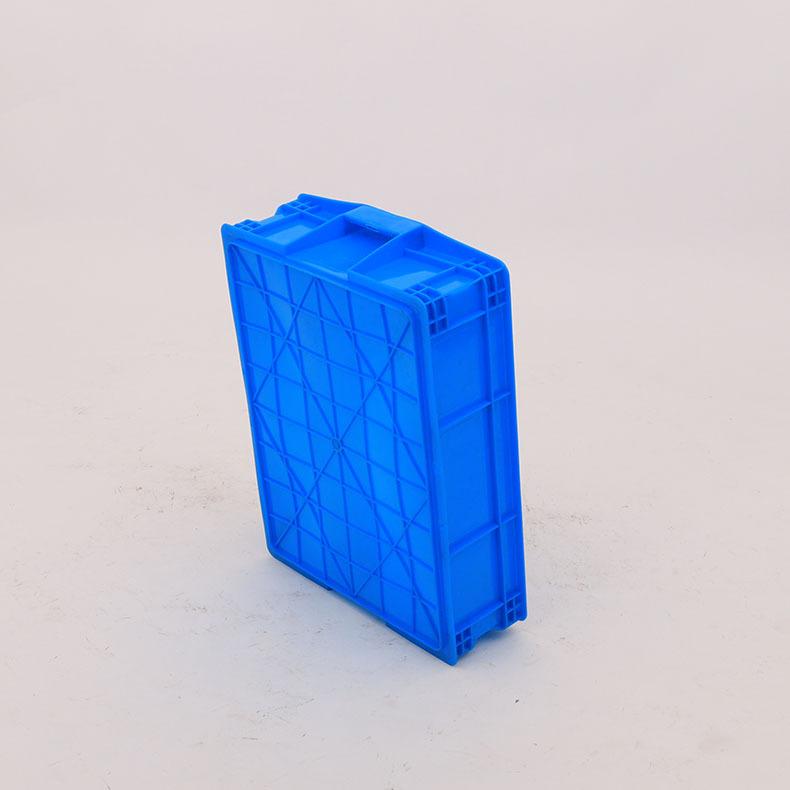 蓝色塑料周转箱465-120加厚塑料周转箱五金件塑