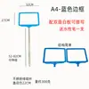 Placa de Display Portátil de Mão Quadro Branco Pequeno Portátil Apagável A3 A4 Placar de Pontuação para Pegar e Deixar Alunos Placa de Sinalização Quadro de Avisos