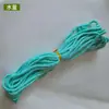 Corda de algodão colorida de 3-4 mm para acessórios de pulseira DIY, corda de algodão fiada no núcleo artesanal, corda para tapeçaria e fio de algodão para amarração
