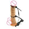 Juguetes sexuales para adultos, accesorios de masaje con terapia de pulso y descarga eléctrica, anillo de bloqueo ajustable para el pene masculino.