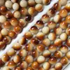 Contas Redondas de Tamanho Grande, Contas de Semente de Bodhi Ricas em Óleo, Artesanato DIY, Pulseiras, Contas Budistas, Contas Soltas e Material para Fazer Contas