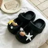 Zapatos Mary Jane de estudiante con plataforma gruesa, lindos, femeninos, de gatito, para verano, DIY, con concha tridimensional, estrella de mar, agujero micro-arqueado
