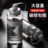 Botella de Agua Grande de Plástico Resistente a Altas Temperaturas, Taza Deportiva Portátil para Exteriores, Botella Espacial con Popote Resistente a Altas Temperaturas
