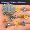 Plata de Ley S925 Chapado en Oro Vintage Hebilla Pequeña de Flor Hebilla Cuerda Trenzada para Mano Pulsera Collar Accesorios Hechos a Mano DIY