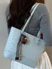 Bolsa Tote Shuai Mi Jia 2026 Nuevo Estilo Coreano Moda Bolso de Hombro Simple Moderno Elegante para el Trabajo