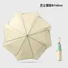 Paraguas de pétalo color macarrón estilo nuevo 2026 para mujer, Paraguas con protección solar anti-UV, Paraguas de sol