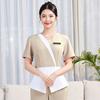 Conjunto de Calça Uniforme de Beleza de Verão do Fabricante para Mulheres, Peça Dupla de Manga Curta para Técnica de Centro de Bem-Estar Profissional, Uniforme de Beleza Médica para Spa