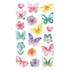 Pegatinas de Tatuaje de Mariposas de Colores al por Mayor Impermeables y de Larga Duración Pegatinas Combinadas de Mariposas Acuarela Soñadoras para Pecho, Cintura y Brazos