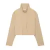 Jaqueta Casual Elegante de Trabalho Estilo Europeu e Americano Z Transfronteiriça Nova Moda 2026 Gola Alta Simples Solta 4341705