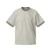 Neoism T-shirt de Manga Curta Sol de Verão Proteção Solar Solta Meia Manga Masculina Casual Versátil Falsa de Duas Peças T-shirt com Sensação Fresca T26103