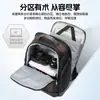 Mochila Escolar com Múltiplos Bolsos Redutora de Peso, Mochila Repelente à Água, Bolsa para Computador Multifuncional para Viagem de Negócios, Bolsa de Marca Masculina