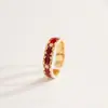 Anillos Abiertos Ajustables de Lujo Ligero Versátiles Chic Japonés y Coreano de Gama Alta para Mujer Anillos Apilables de Nicho Joyería Nueva de Moda