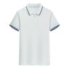 Camisa Polo de Manga Corta con Cuello de Solapa de Algodón Puro de Xinjiang Estampado Personalizado con Logo Ropa de Trabajo Corporativa Camisa Publicitaria Bordada Ropa de Trabajo Absorbente de Sudor